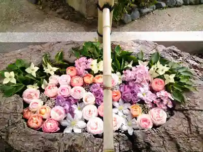 阿智神社の手水舎