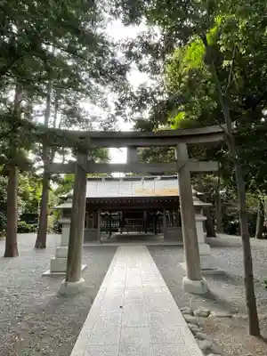 國學院大學神殿の鳥居