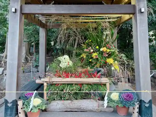 東海市熊野神社の手水舎