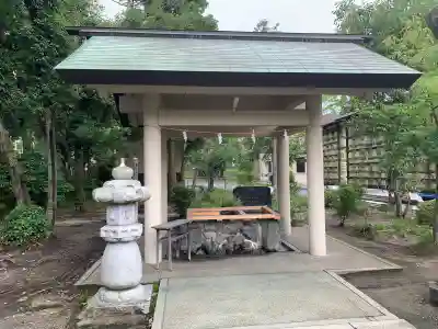 三重縣護國神社の手水舎
