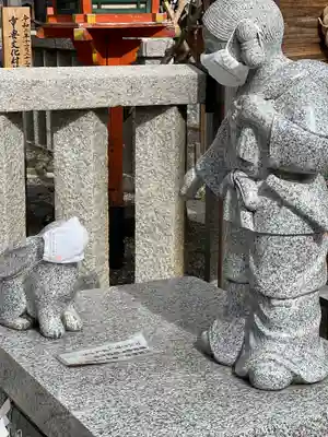 八坂神社(祇園さん)の像