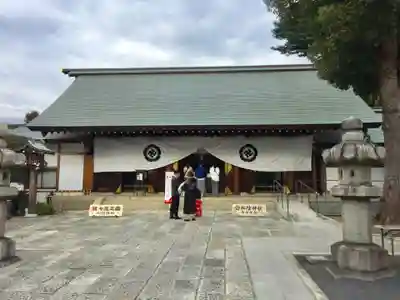松陰神社の本殿・本堂