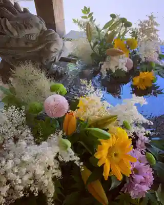 滑川神社 - 仕事と子どもの守り神の手水舎