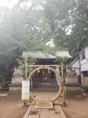 神明氷川神社の本殿・本堂