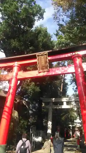 馬橋稲荷神社の鳥居