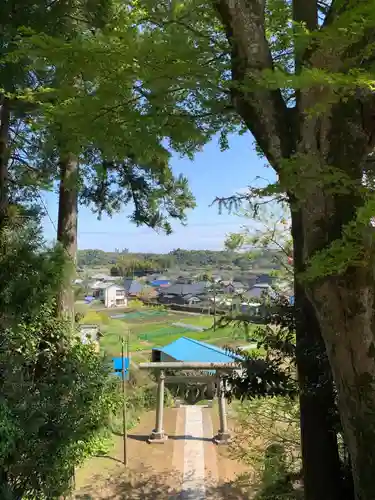 熊野神社の景色