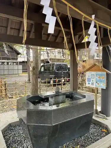 新琴似神社の手水舎