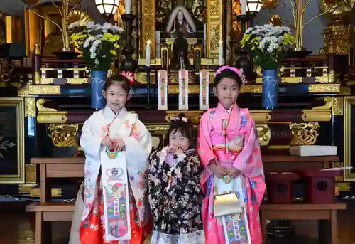 蓮久寺の七五三参