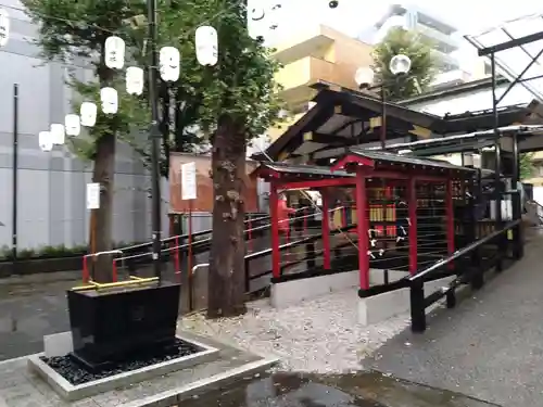 市守大鳥神社の手水舎