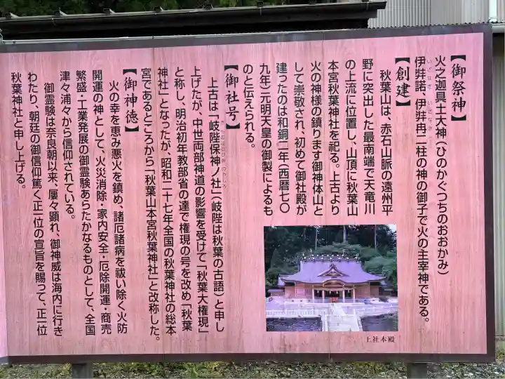 秋葉山本宮 秋葉神社 下社(静岡県)