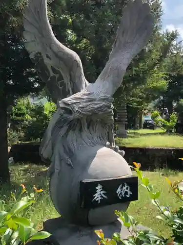 額西神社の狛犬