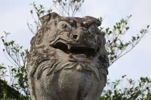 開成山大神宮の狛犬