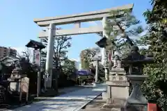 西院春日神社の鳥居