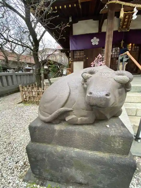 牛天神北野神社の狛犬