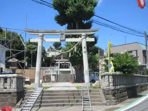 久里浜若宮神社の鳥居