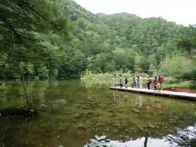 穂高神社奥宮の周辺