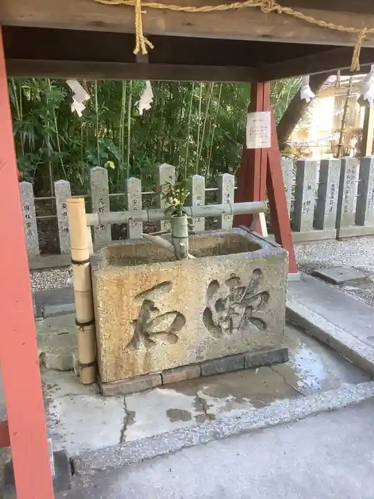 富部神社の手水舎