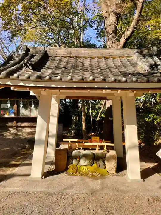 萱津神社の手水舎