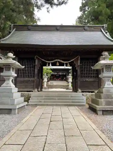 河口浅間神社の山門