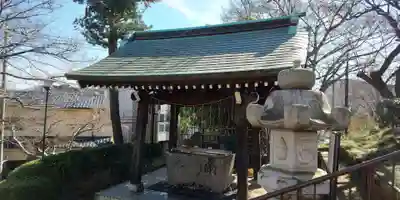 白幡八幡大神の手水舎