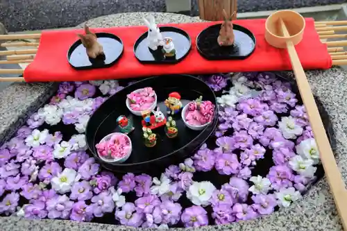 阿邪訶根神社の手水