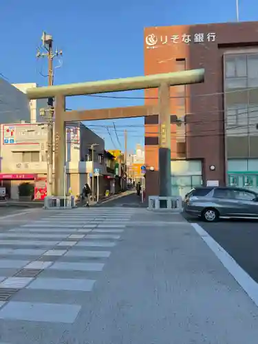 大山阿夫利神社の鳥居