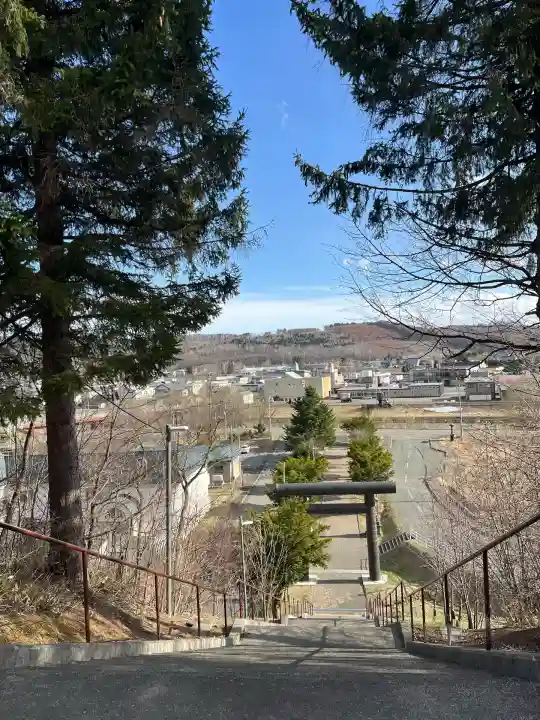 留辺蘂神社の景色