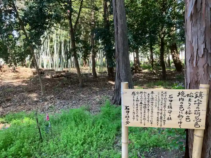 石刀神社の自然
