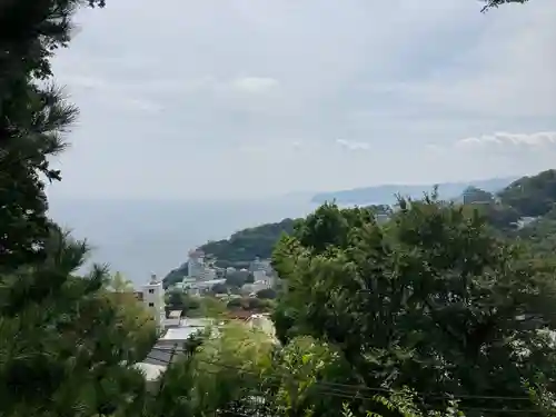 伊豆山神社の景色