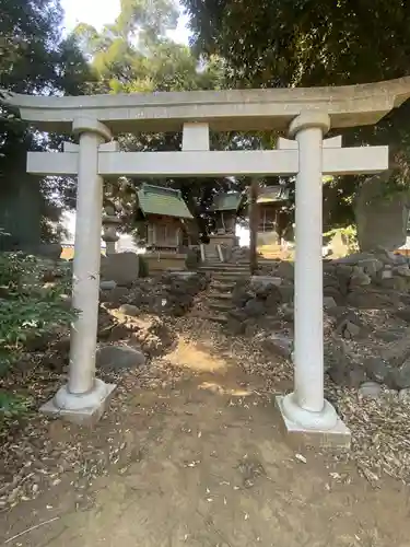 下総野田愛宕神社の鳥居