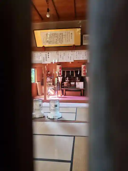 諏訪神社の本殿・本堂