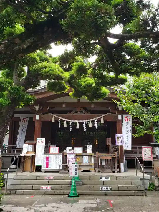 鳩森八幡神社の本殿・本堂