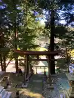 小山田白山神社の鳥居