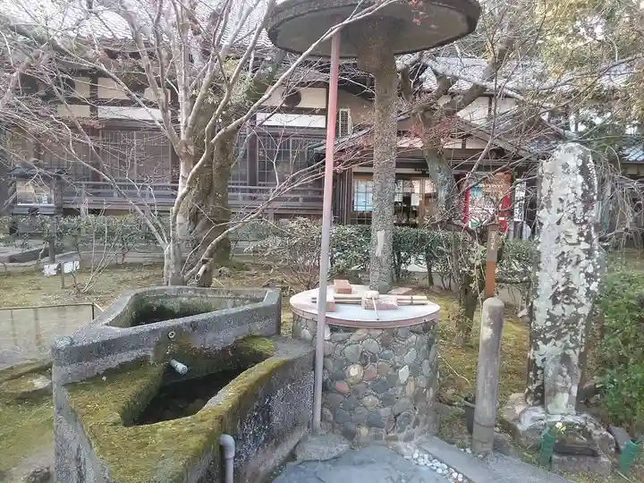 功山寺の手水舎