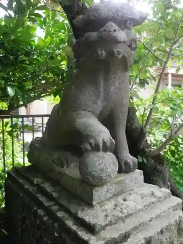 五所神社の狛犬