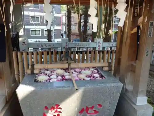 高円寺氷川神社の手水