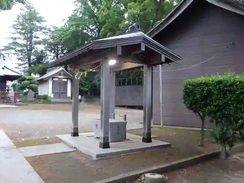 子之神神社の手水舎