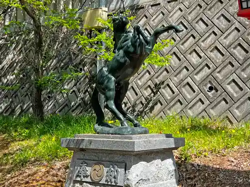 男山八幡宮の狛犬