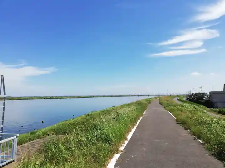 息栖神社の周辺