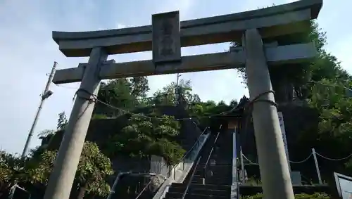 永田春日神社の鳥居