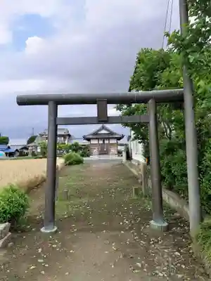 雷電神社の鳥居