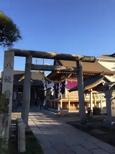 今泉八坂神社の鳥居