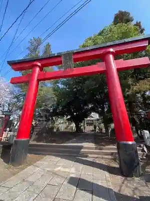 一瓶塚稲荷神社の鳥居
