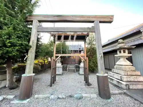 福江神明社の鳥居