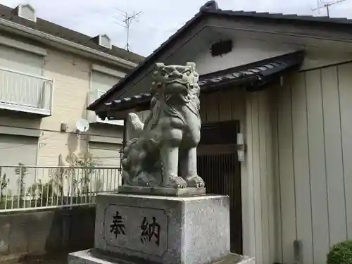 別雷神社稲荷神社の狛犬