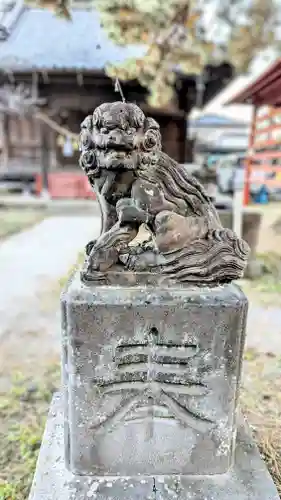 青梅神社の狛犬