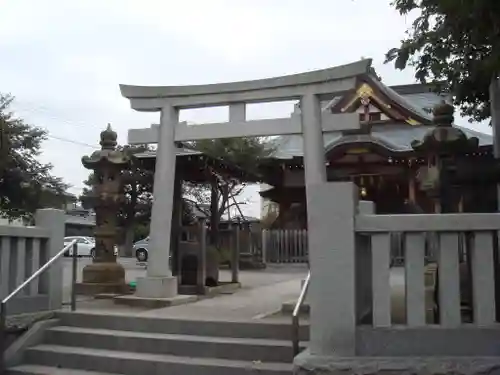 鵜ノ木八幡神社の鳥居