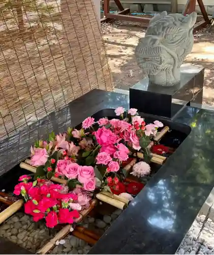 大谷地神社の手水