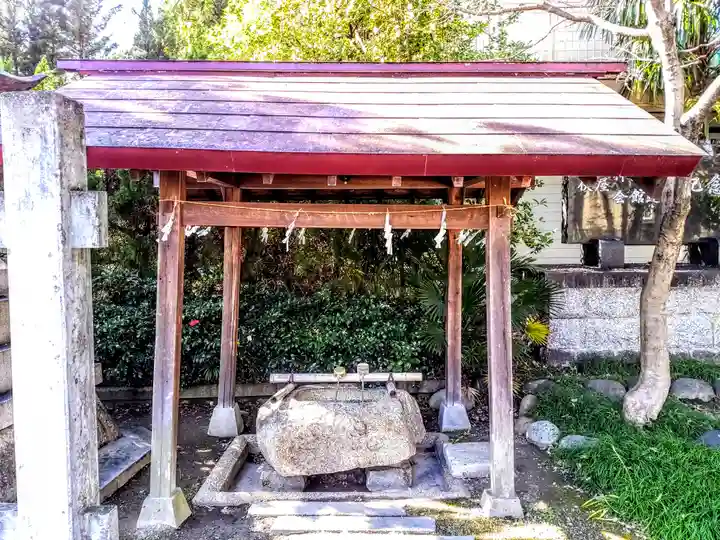 七所神社(伏屋七所神社)の手水舎