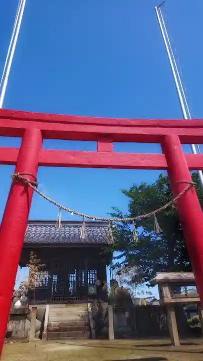 白山社(井堀)の鳥居